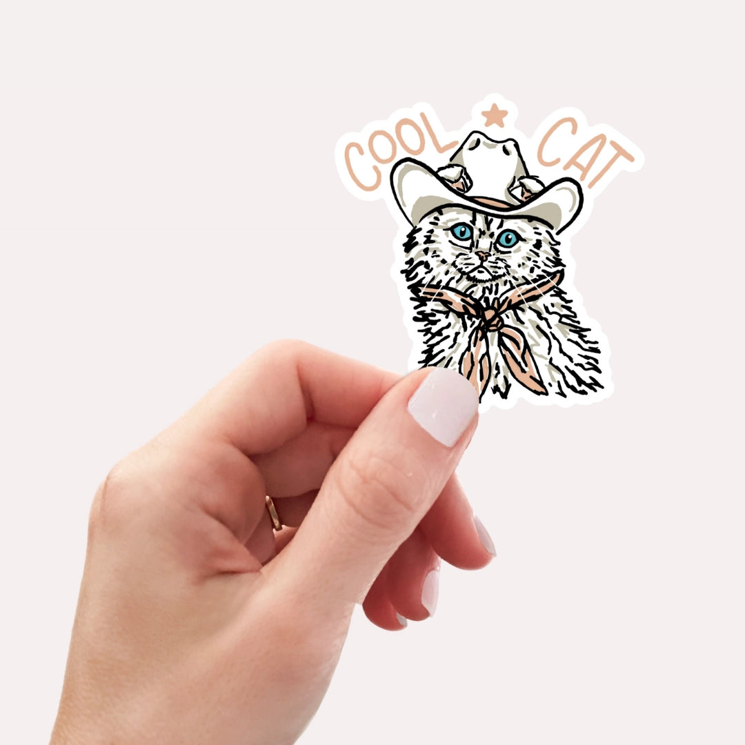 Cool Cat Sticker