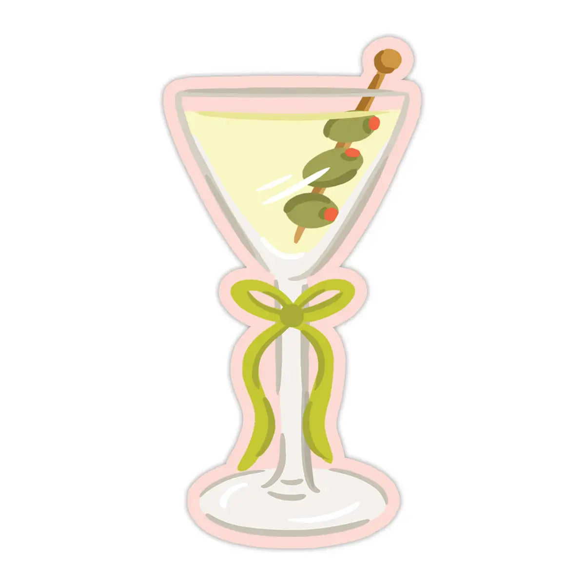 Olive Martini Sticker