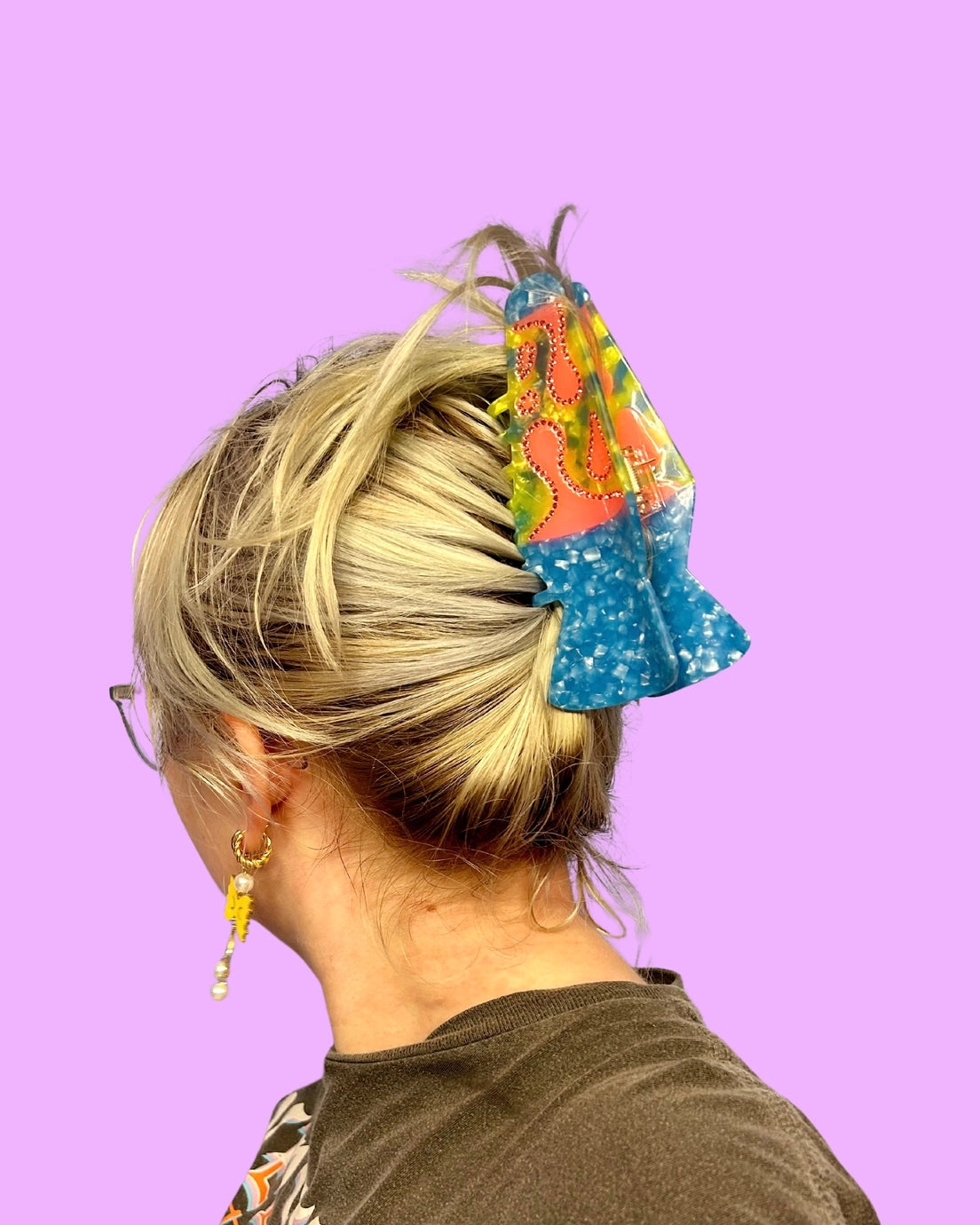 Lava Lamp Hair Clip