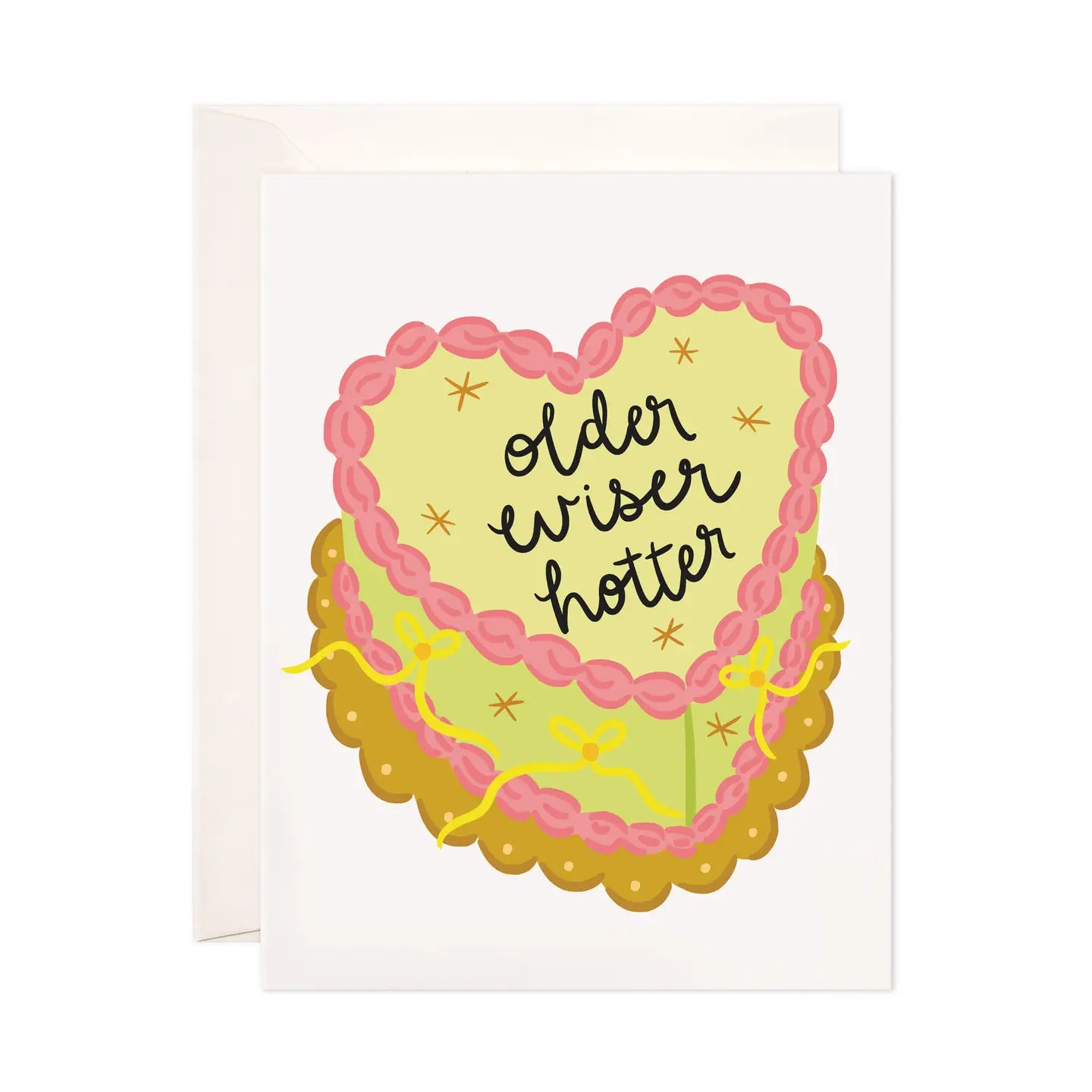Older, Wiser, Hotter Birthday Card