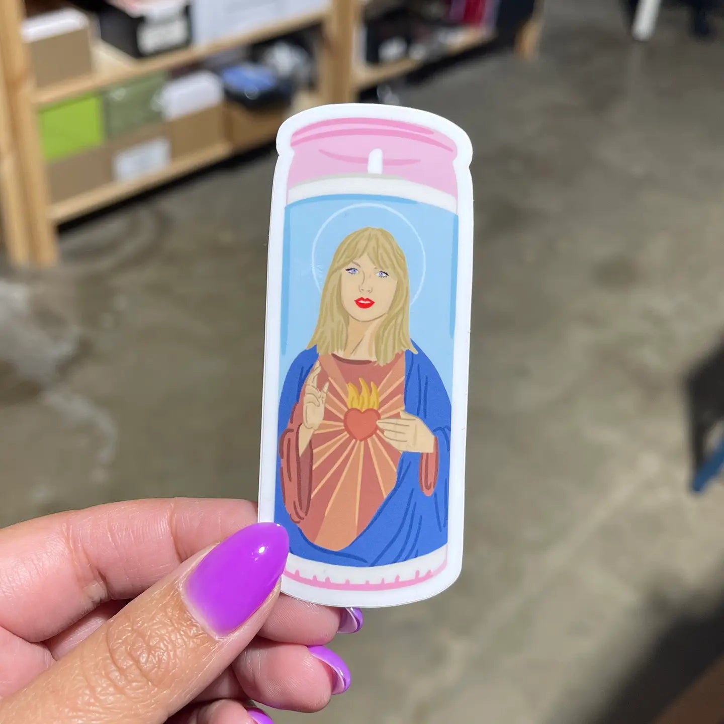 Taylor Candle Sticker
