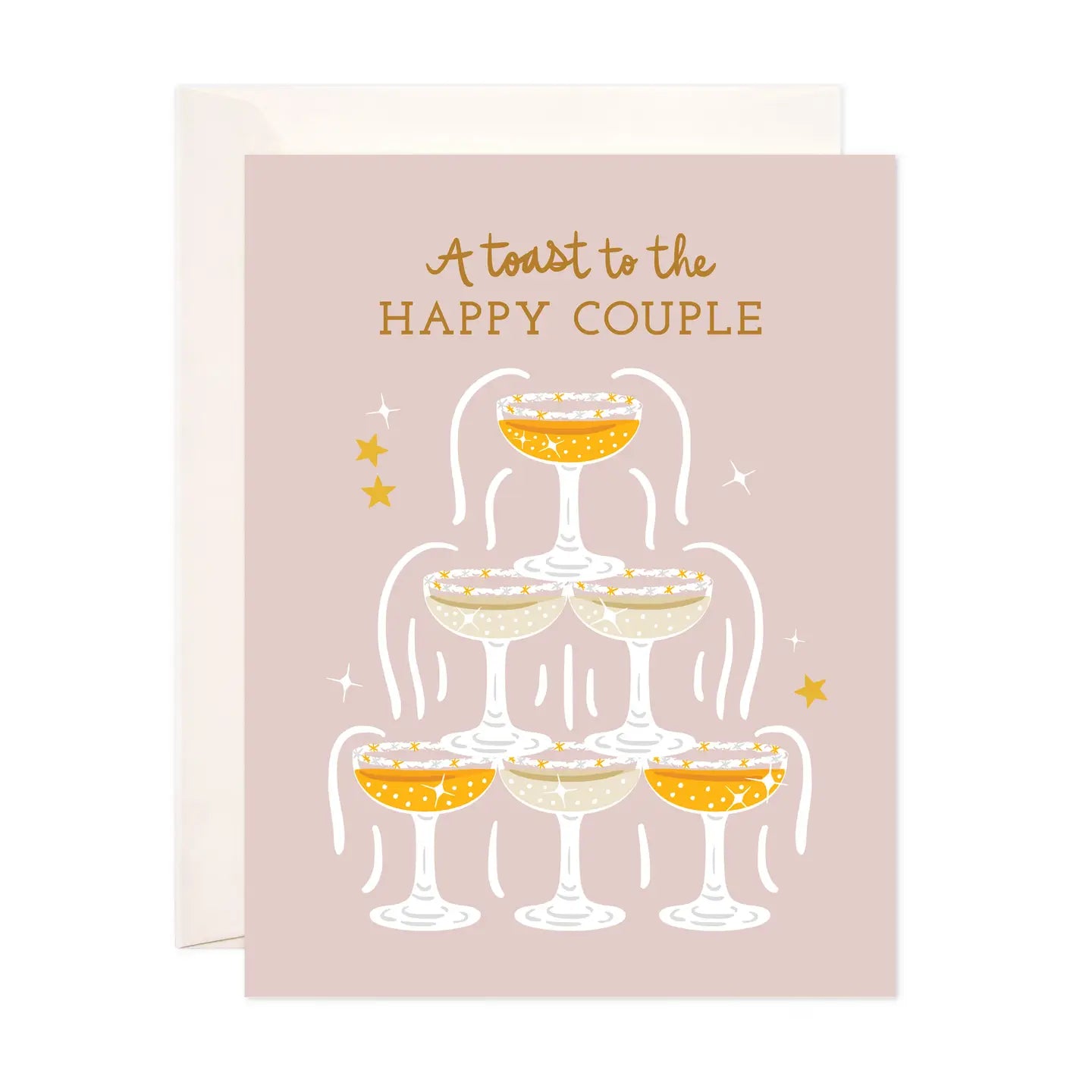 Toast to Happy Couple Card