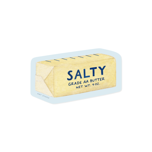Salty Butter Stick Vinyl Sticker