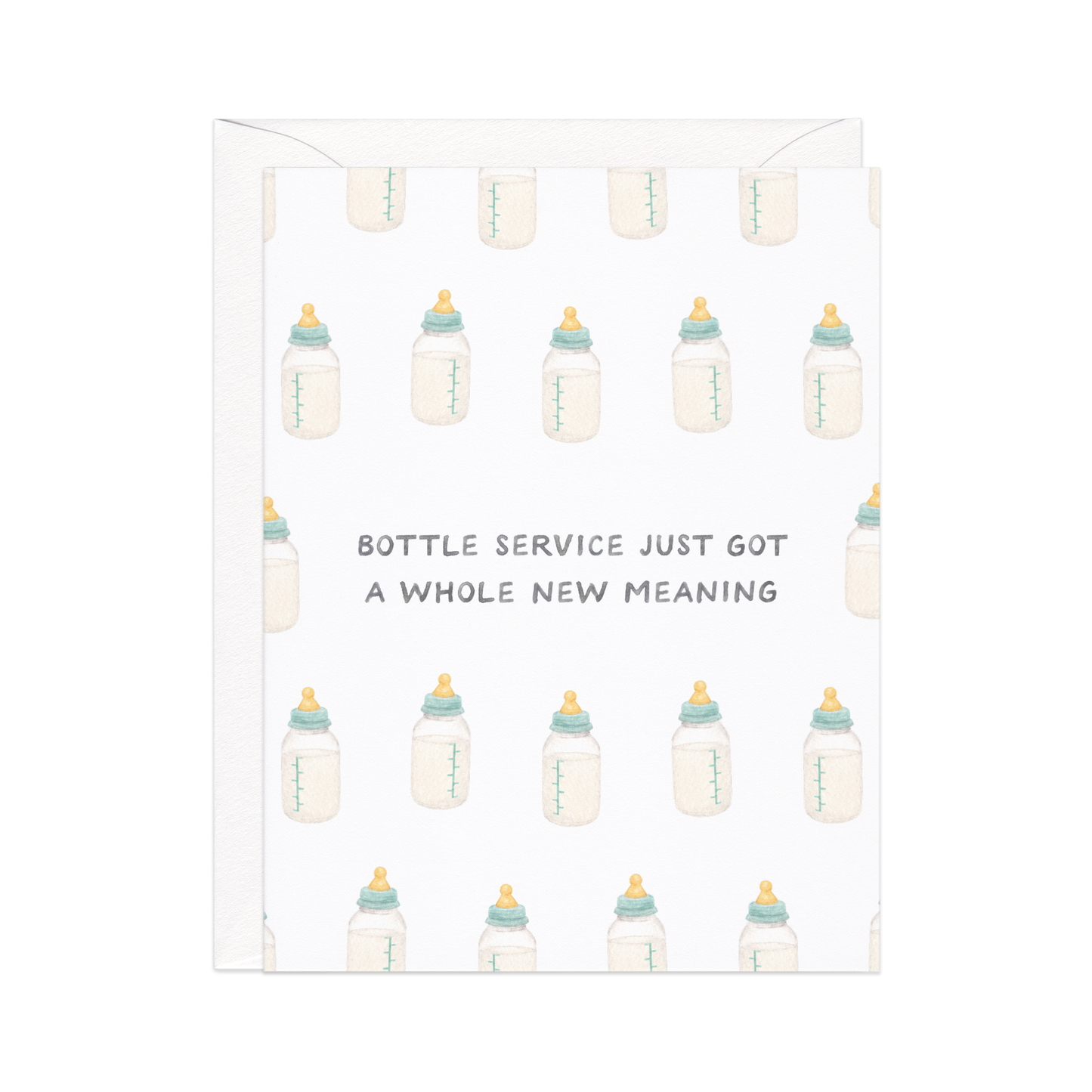 Bottle Service  Baby Card