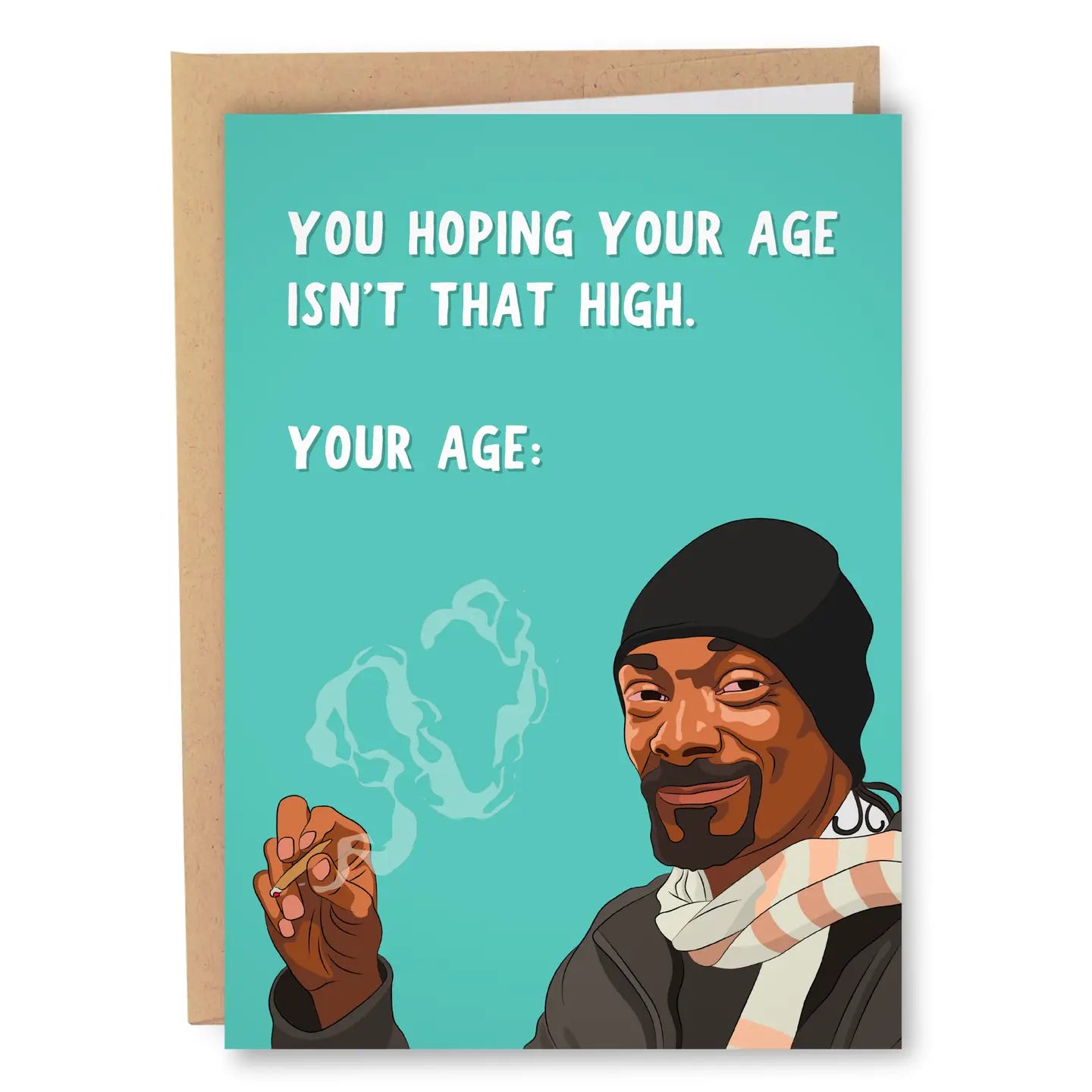Your Age Snoop Birthday Card