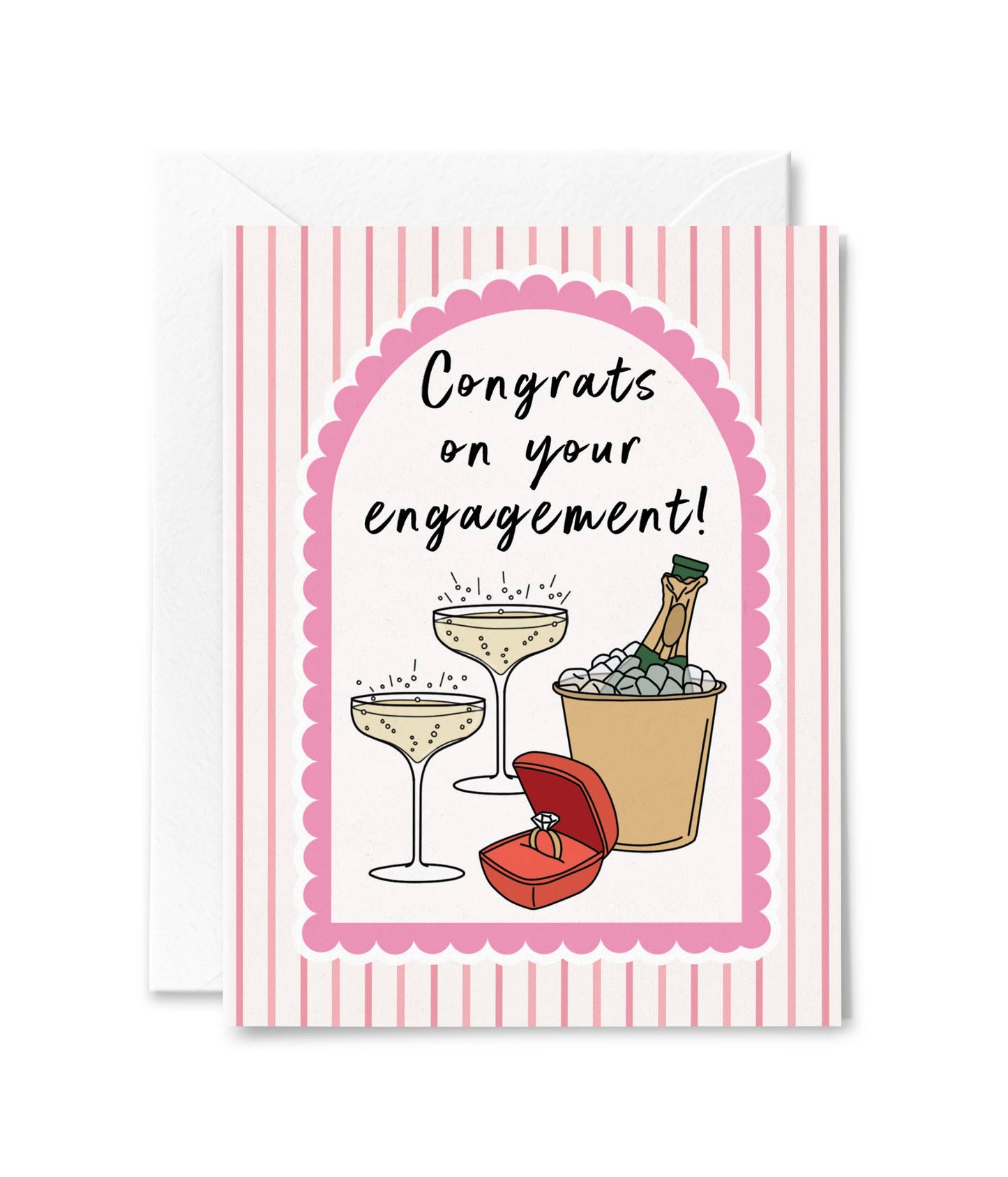 Congrats On Your Engagement Greeting Card
