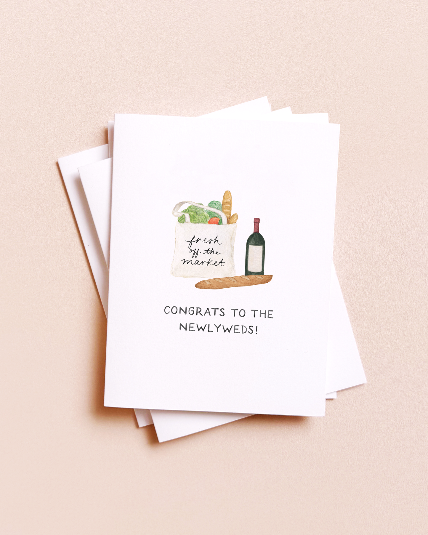 Fresh Off The Market Congrats Card