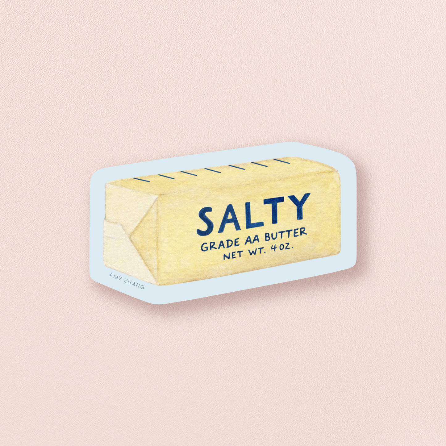 Salty Butter Stick Vinyl Sticker