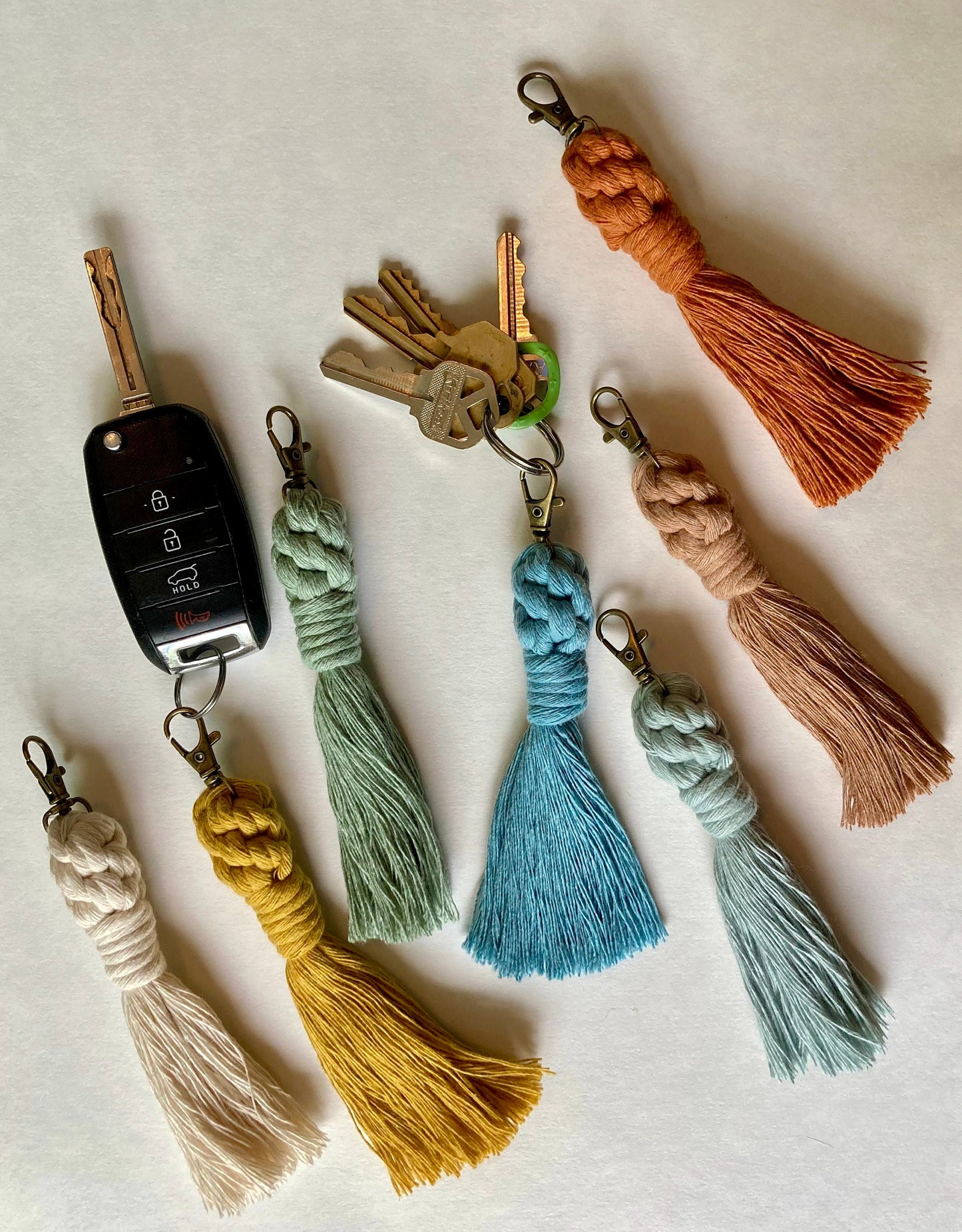 Macrame Tassel Keychain