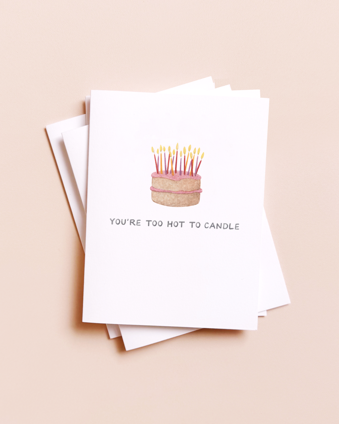 Too Hot To Candle Birthday Card