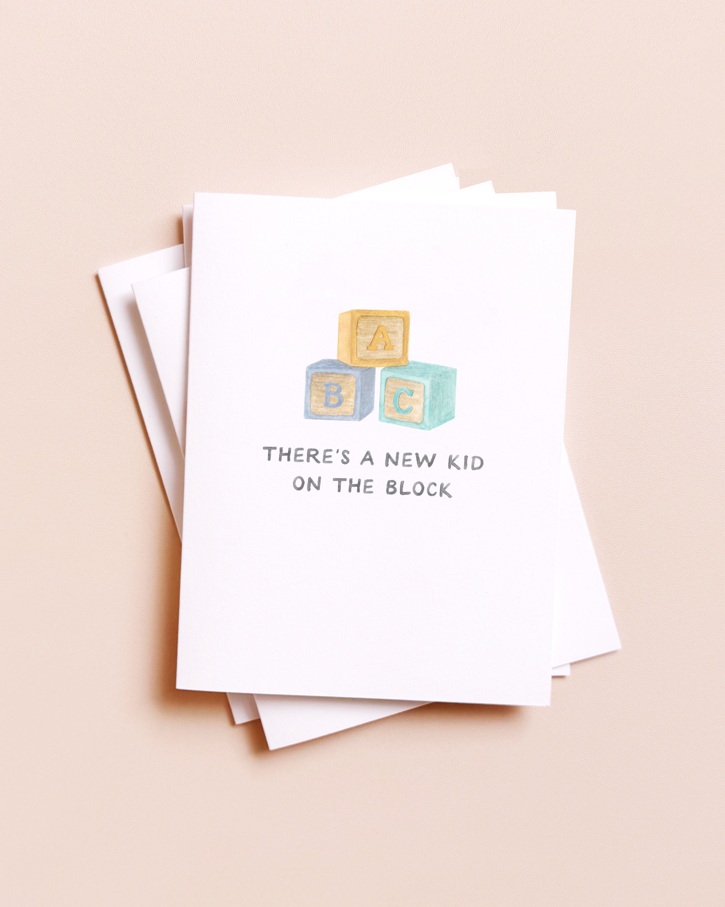 New Kid On The Block Baby Card