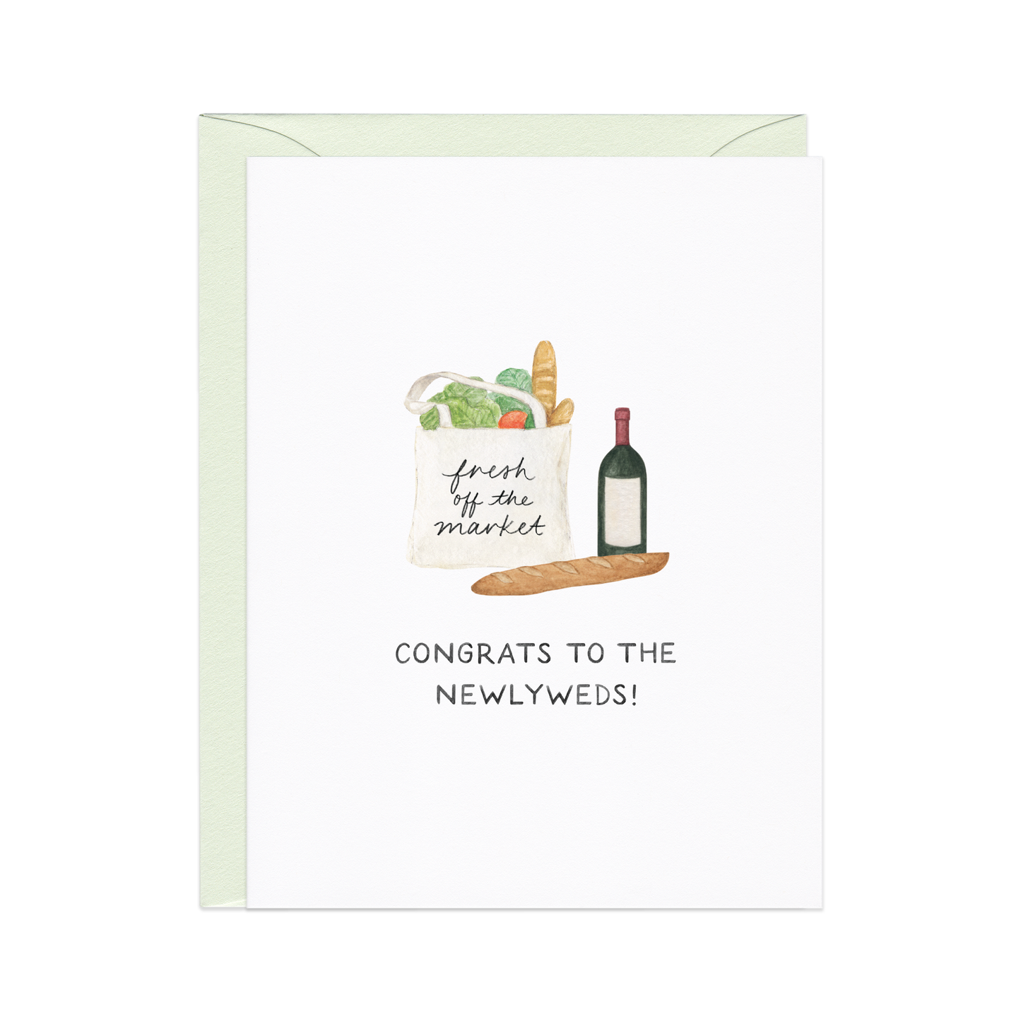 Fresh Off The Market Congrats Card