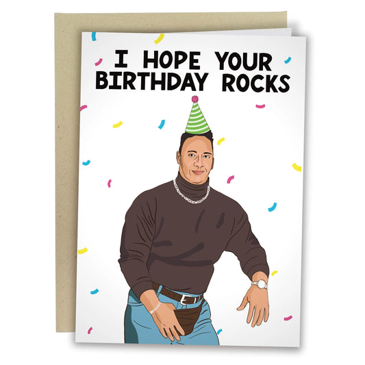 Hope it Rocks Birthday Card