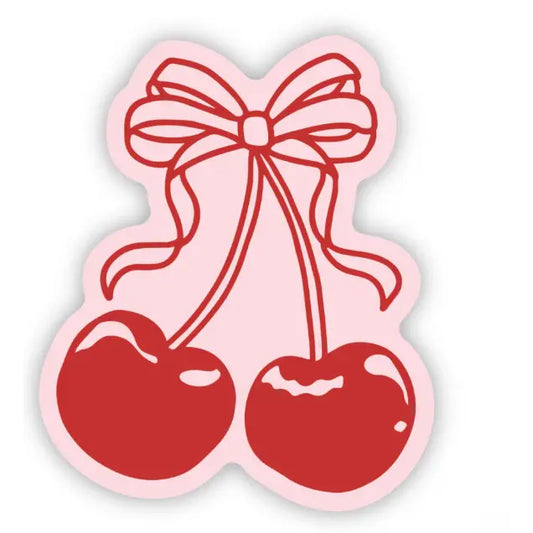Cherry Bow Sticker