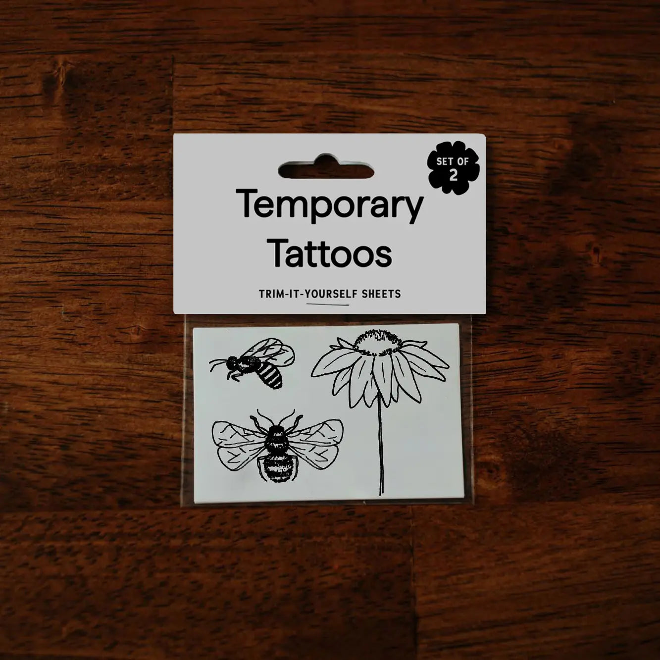 Coneflower + Honeybees Tattoos