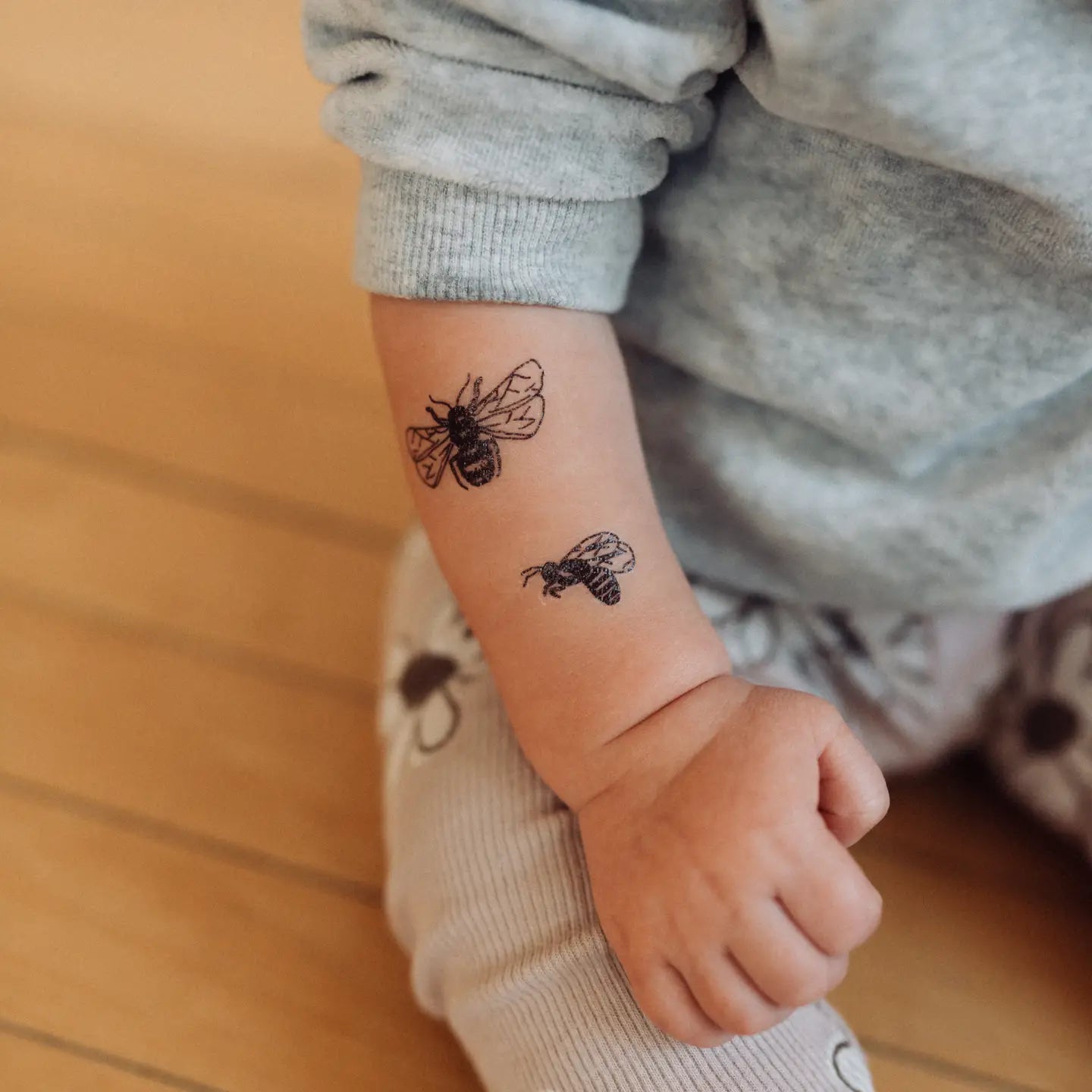 Coneflower + Honeybees Tattoos