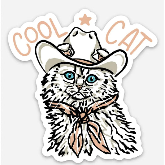Cool Cat Sticker