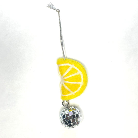 Disco Lemon Ornament
