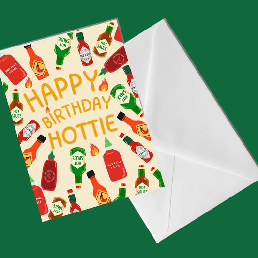 Happy Birthday Hottie Card