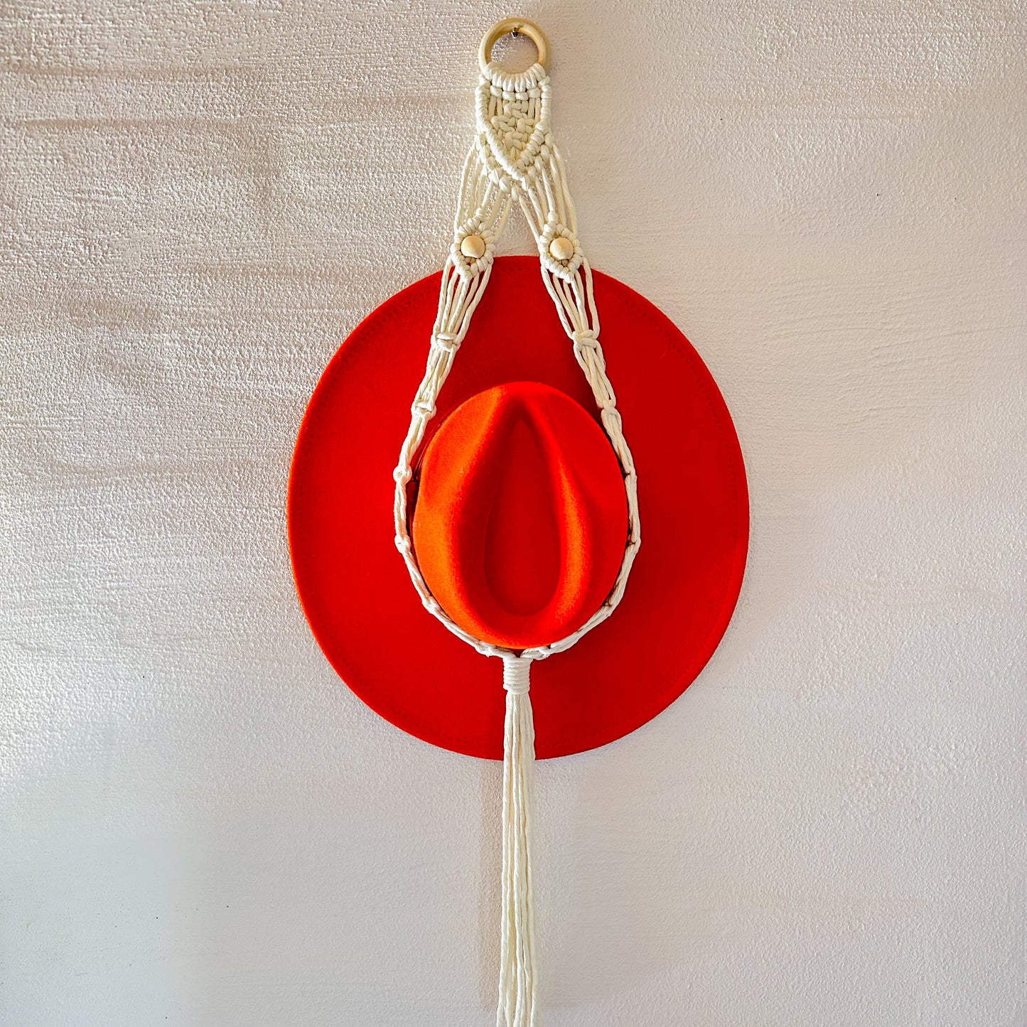 Macrame Hat Hanger