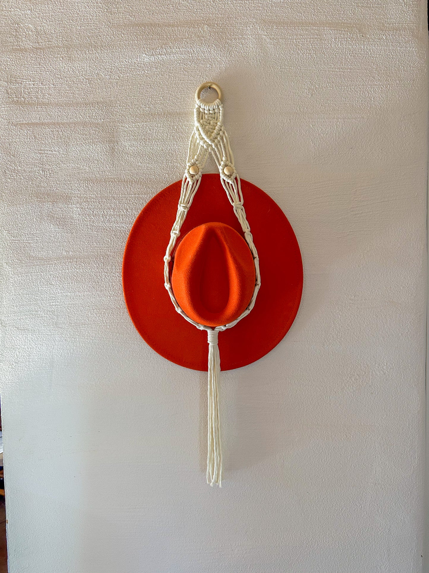 Macrame Hat Hanger