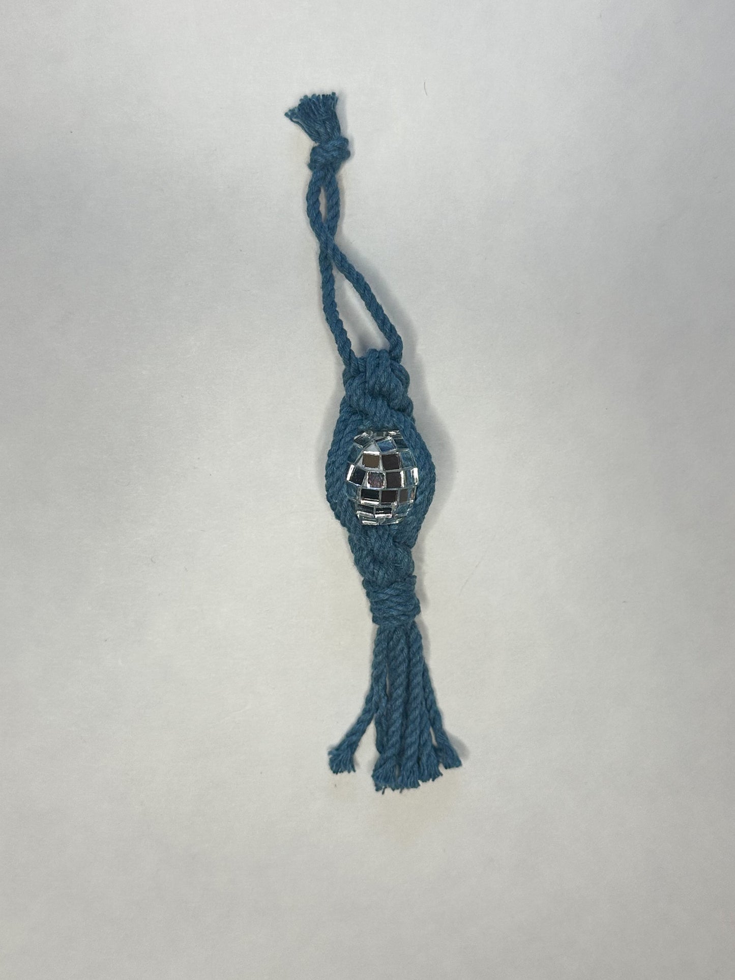 Disco Macrame Ornament