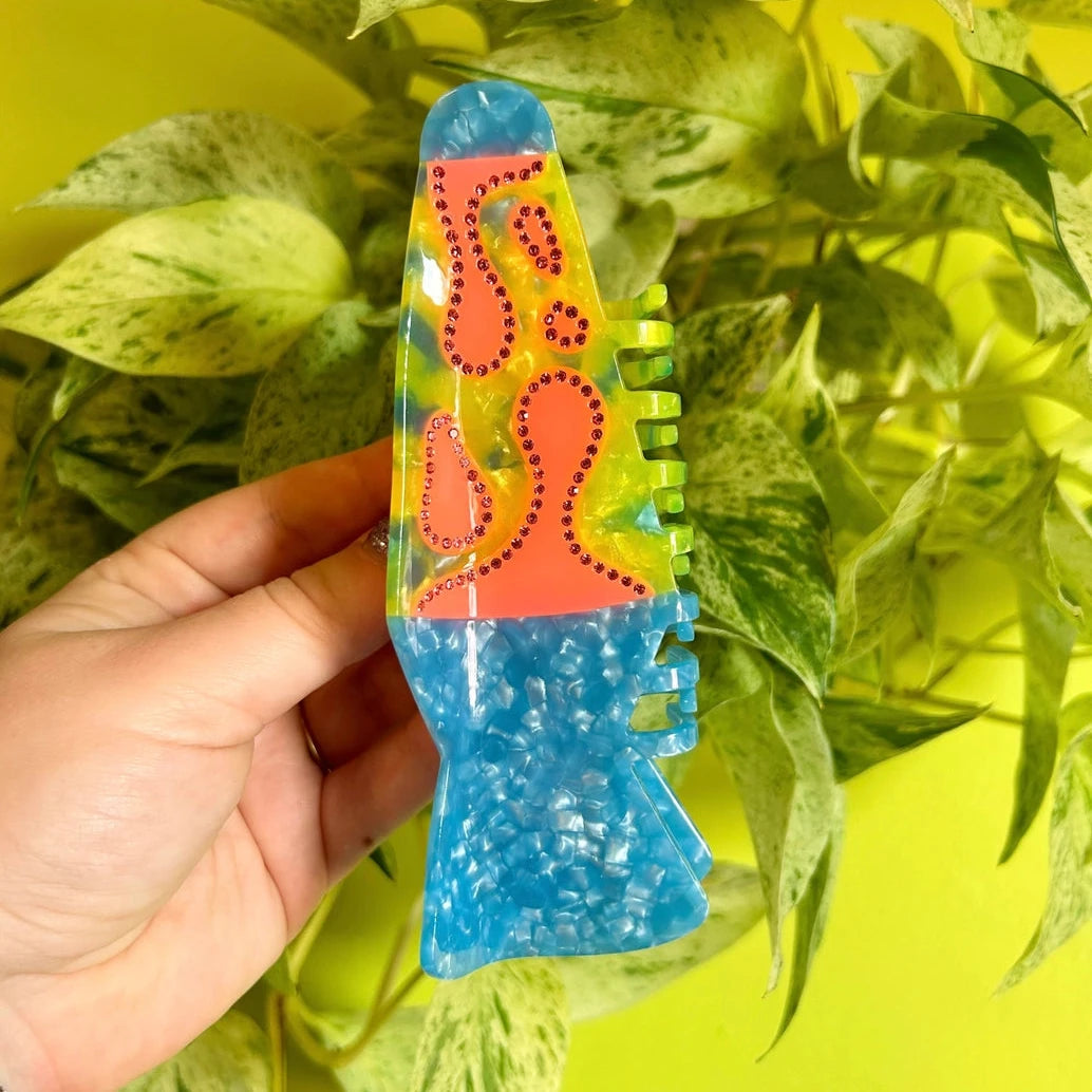 Lava Lamp Hair Clip