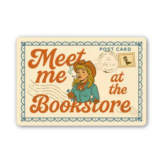 Meet Me at the Bookstore Sticker