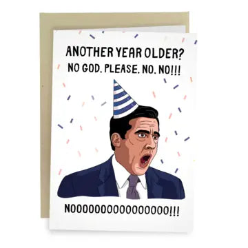 Michael Scott NOO Birthday Card