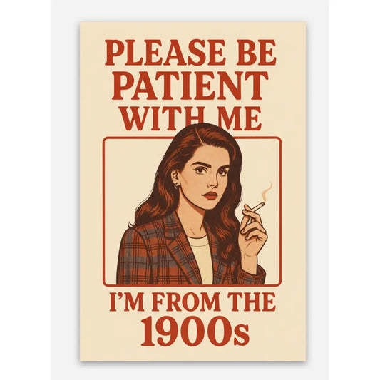 Patient With Me 1900s Sticker