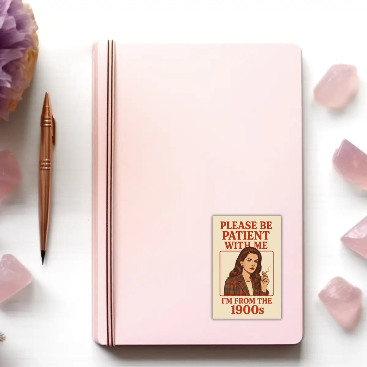 Patient With Me 1900s Sticker