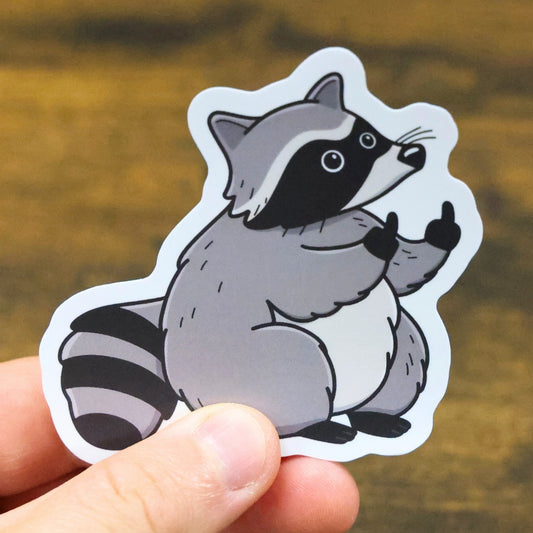 Raccoon & The Bird Sticker