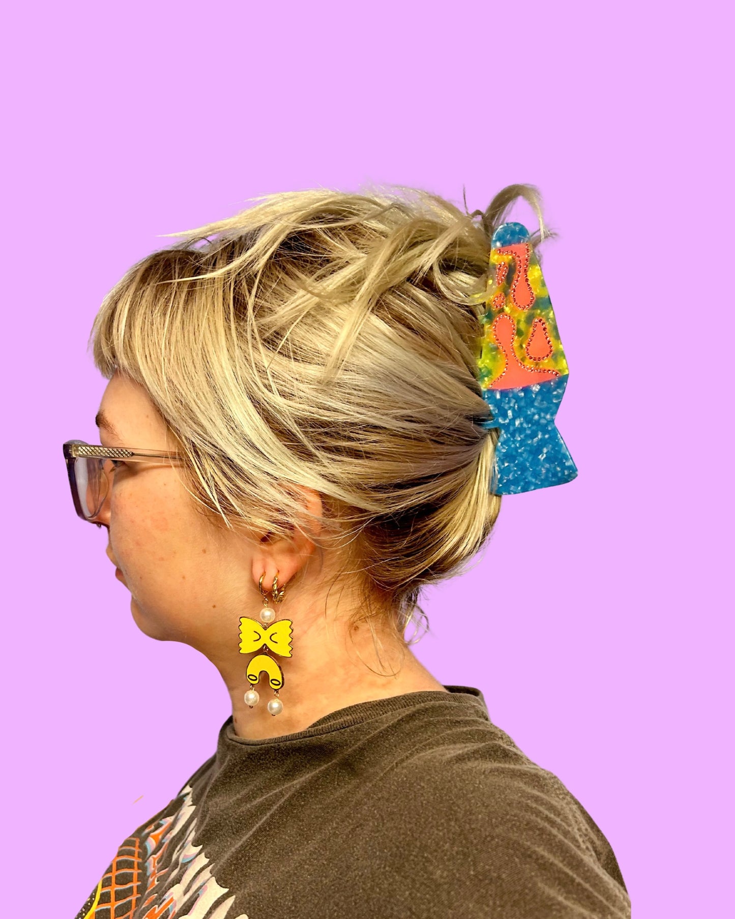 Lava Lamp Hair Clip