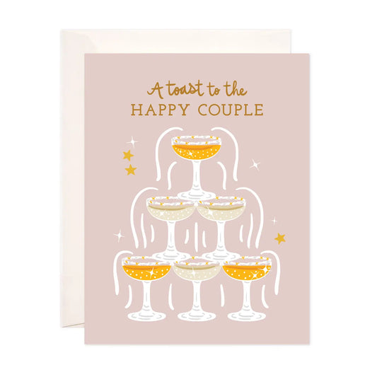 Toast to Happy Couple Card