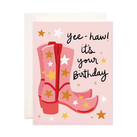 Yeehaw Birthday Card