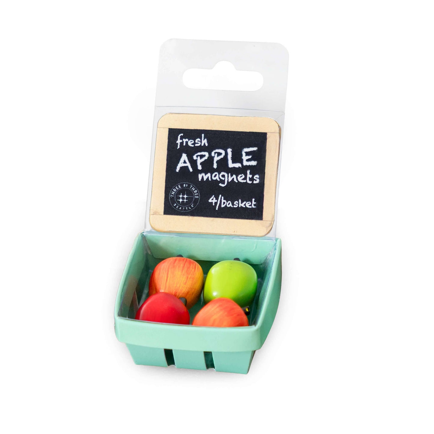 Apple Magnets - Set of Four