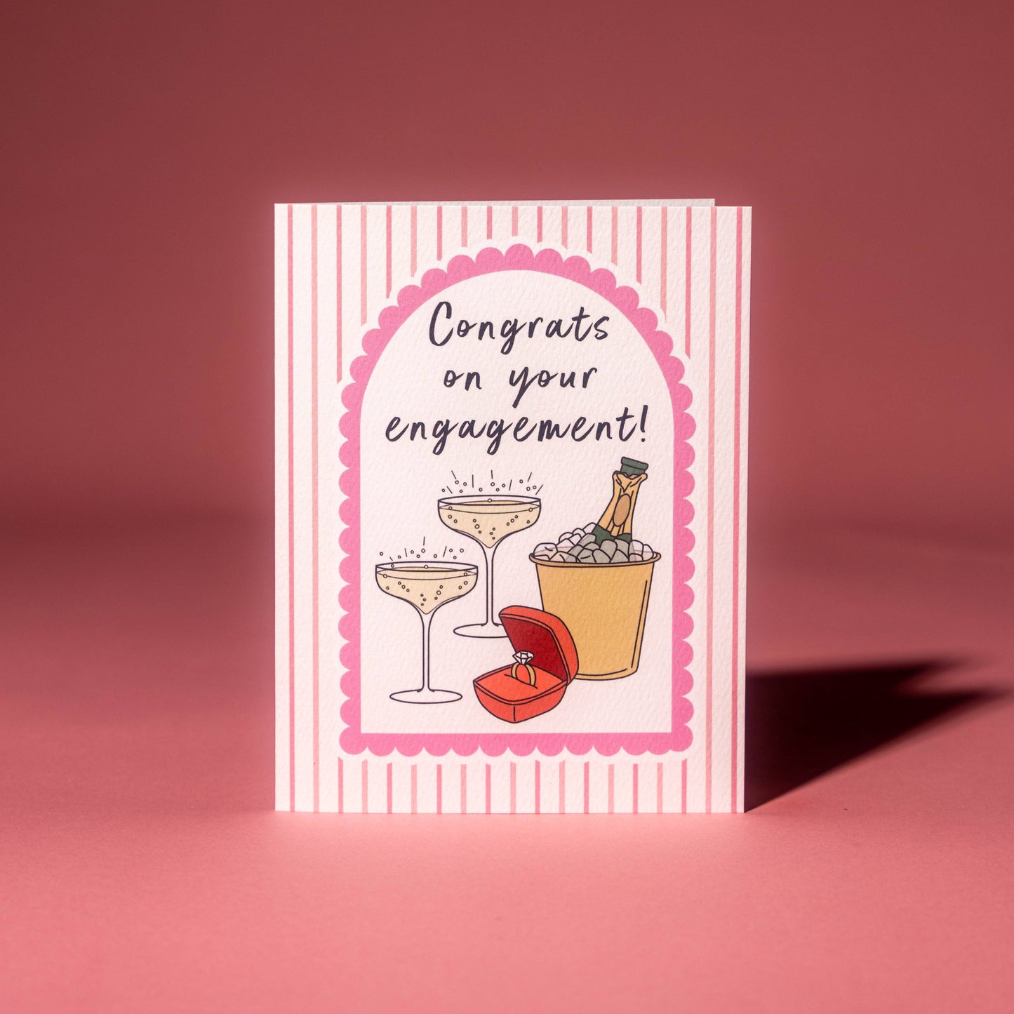 Congrats On Your Engagement Greeting Card