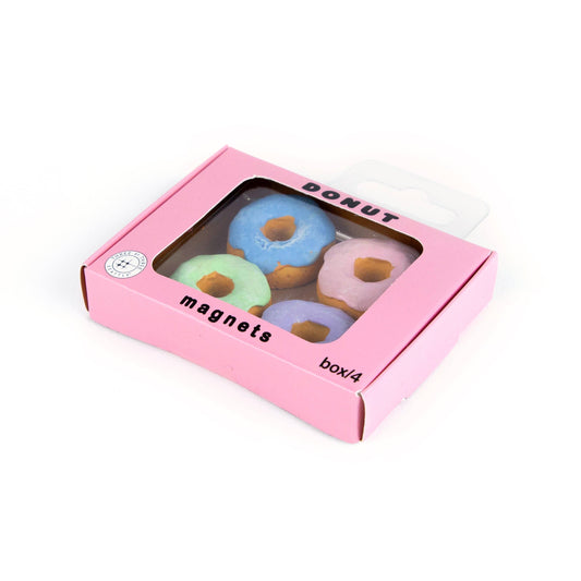 Colorful Donut Magnets - Set of 4
