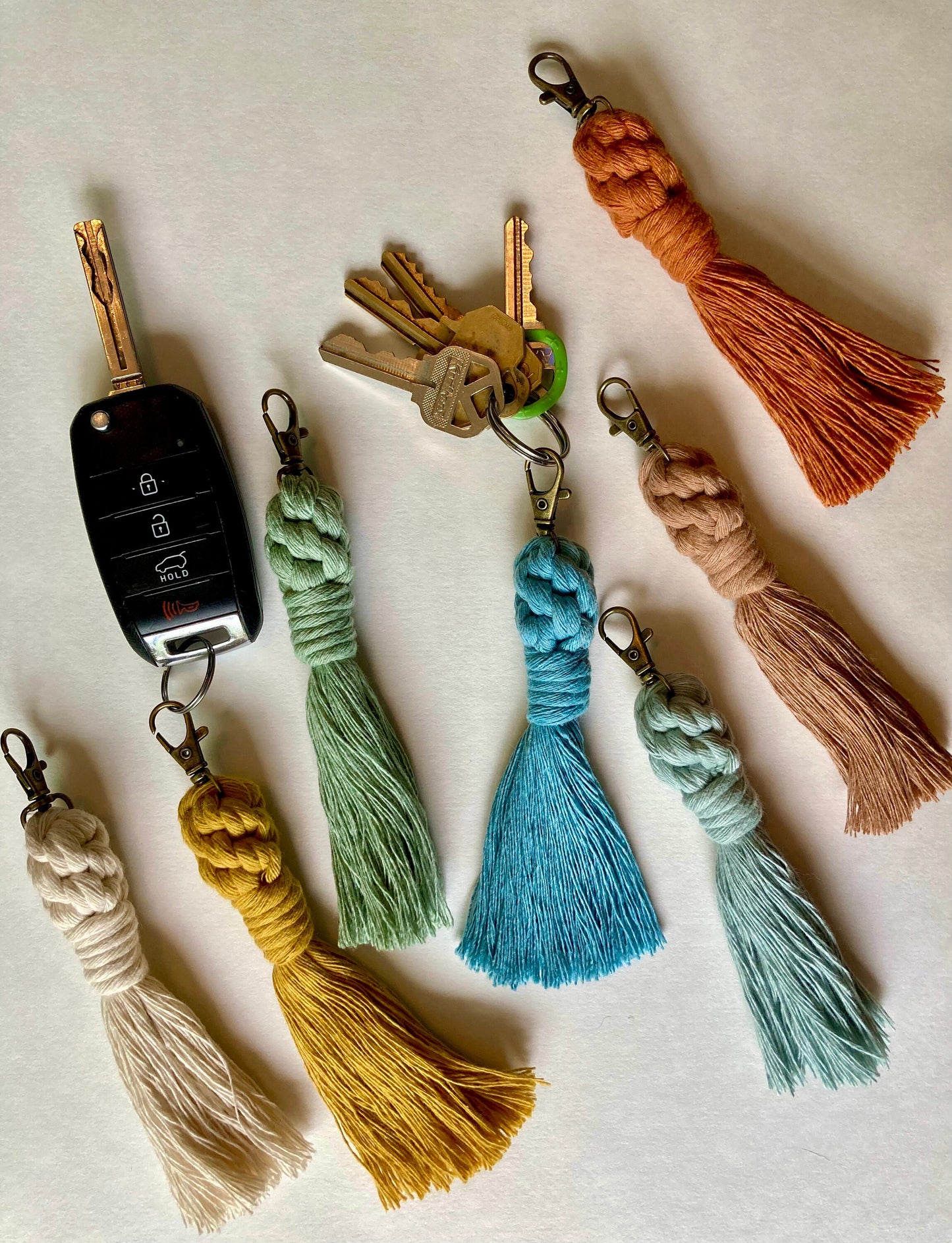 Macrame Tassel Keychain