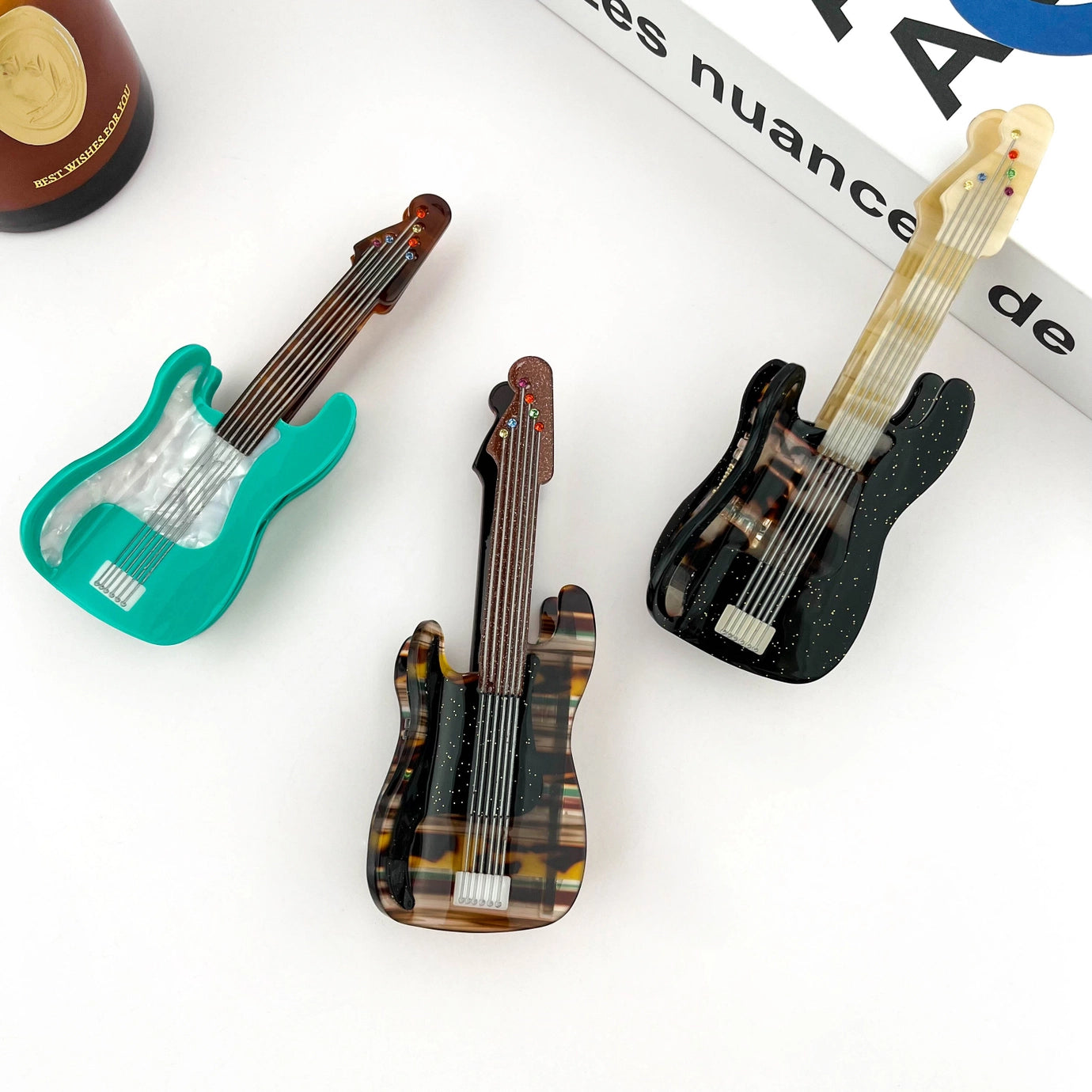 Electric Guitar Hair Clip