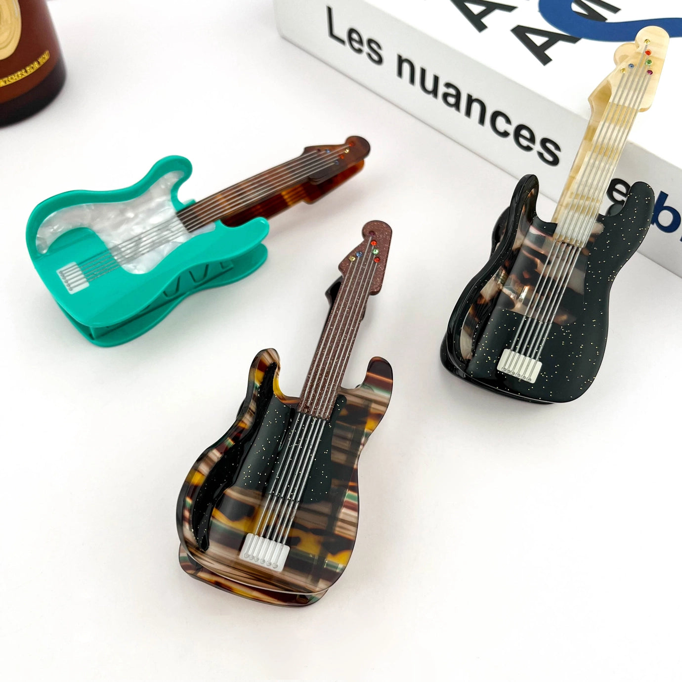 Electric Guitar Hair Clip