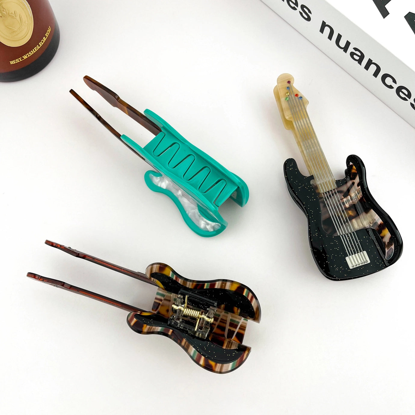 Electric Guitar Hair Clip