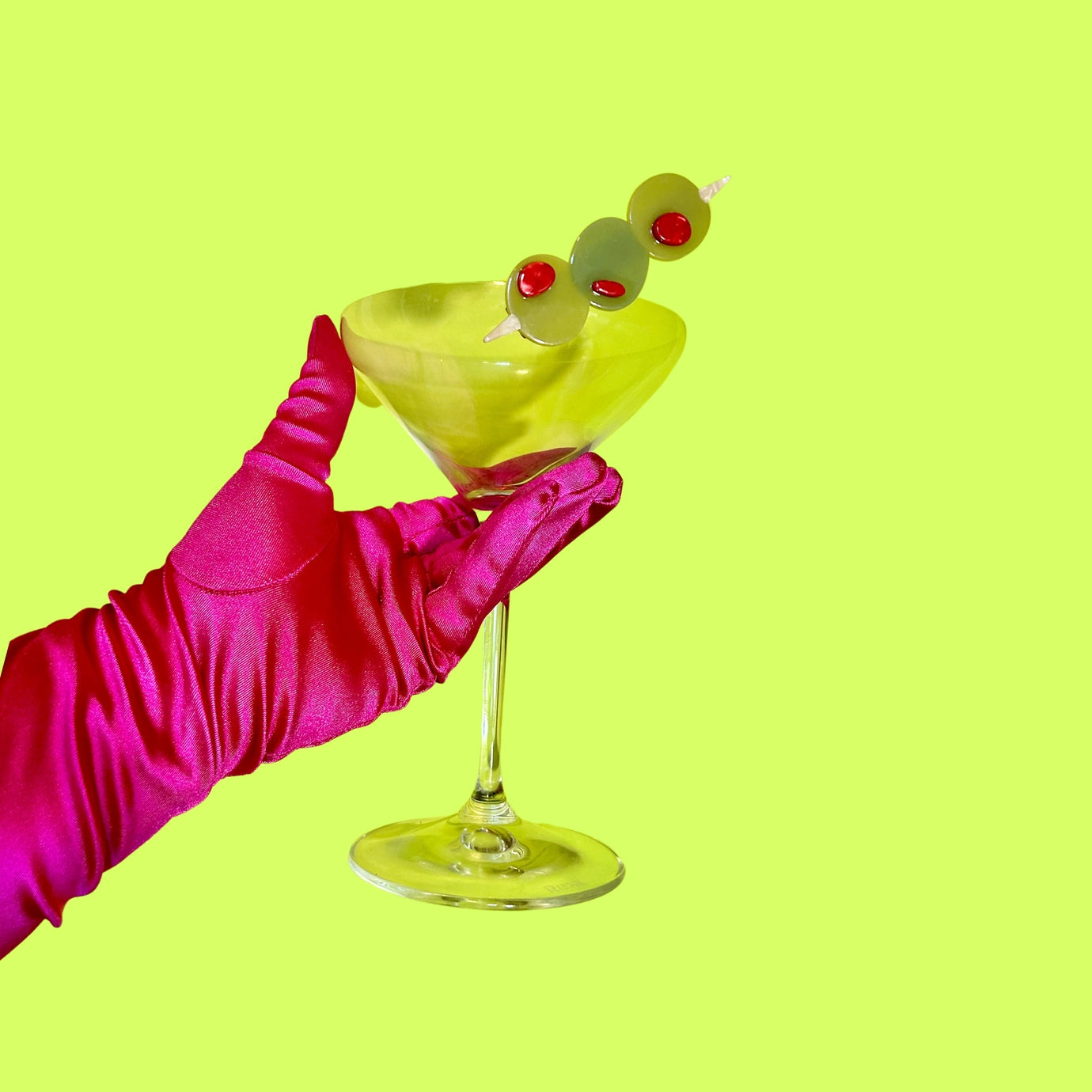 Stuffed Olive Hair Barrette