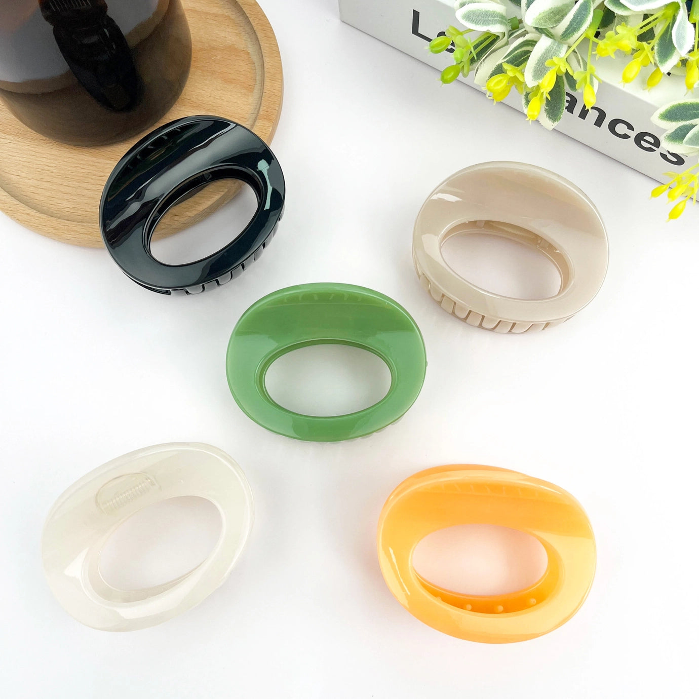 Oval Thickened Hair Clip